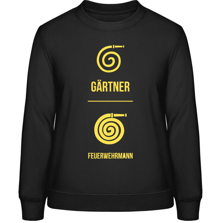 Gärtner vs Feuerwehrmann Sweat-shirt pour femme contain pic