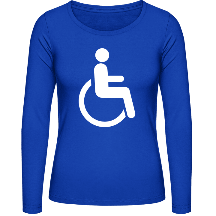 silla de ruedas Camisa de manga larga para mujer contain pic