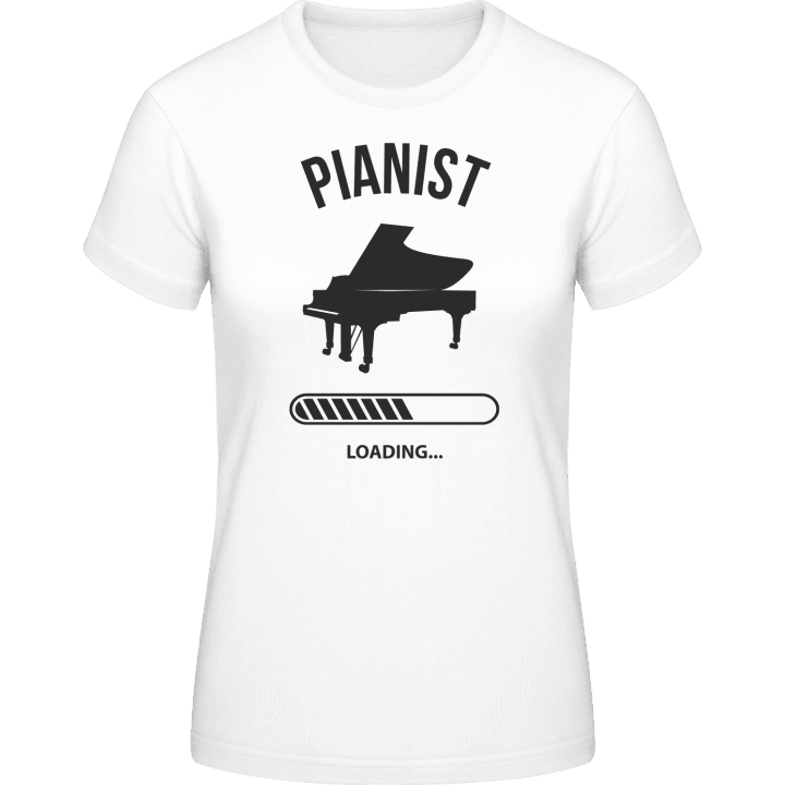 Pianist Loading T-skjorte for kvinner contain pic