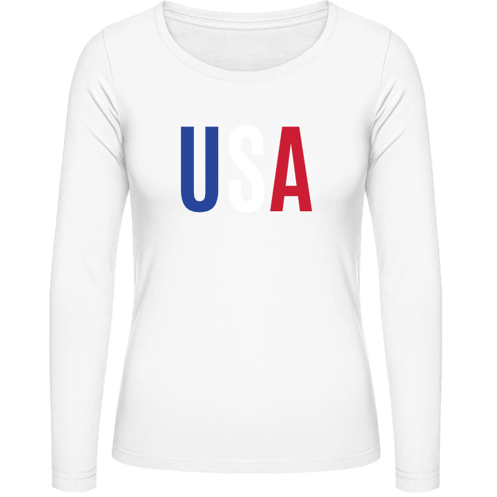 USA T-shirt à manches longues pour femmes contain pic