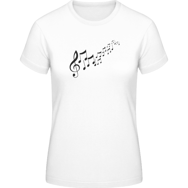 Dancing Music Notes T-skjorte for kvinner 0 image