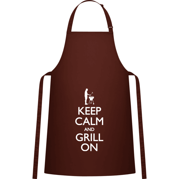 Keep Calm and Grill on Förkläde för matlagning contain pic