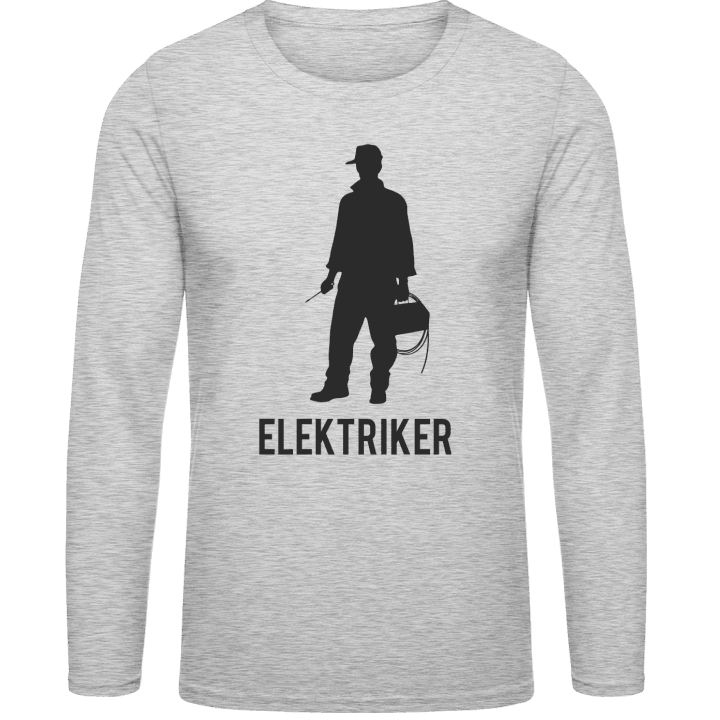 Elektriker T-shirt à manches longues contain pic