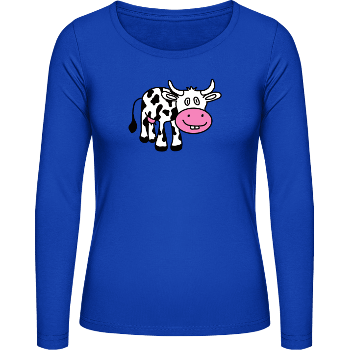 Funny Comic Cow Vrouwen Lange Mouw Shirt 0 image