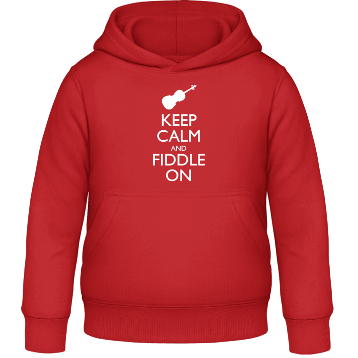 Keep Calm And Fiddle On Kids Hoodie contain pic