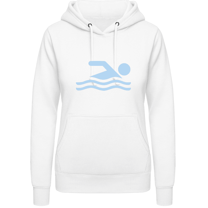 Swimmer Icon Sweat à capuche pour femme contain pic