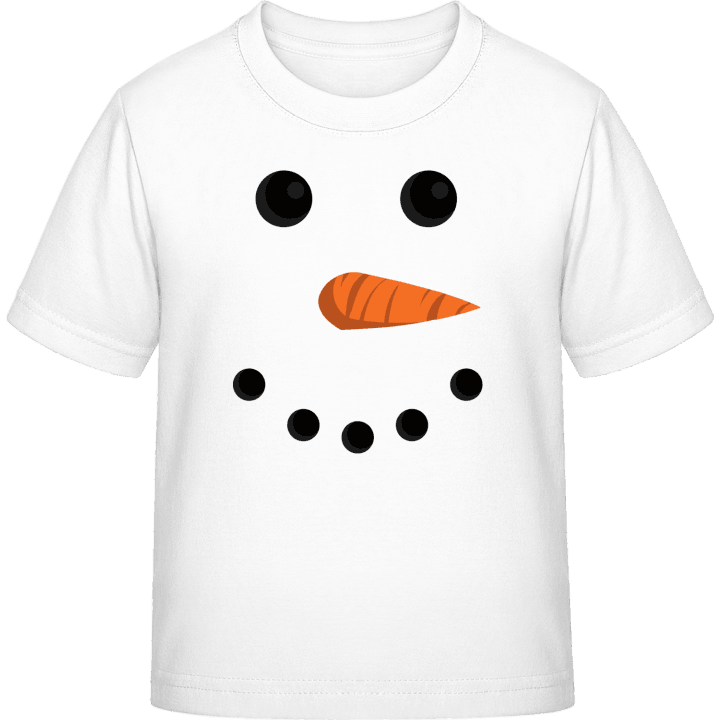 Snowman Face Kinder T-Shirt 0 image