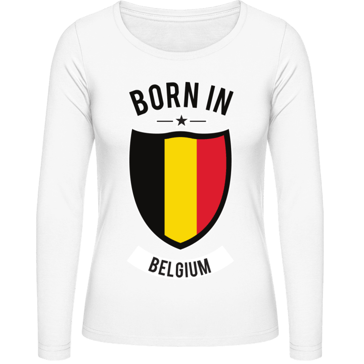 Born in Belgium Langærmet skjorte til kvinder 0 image