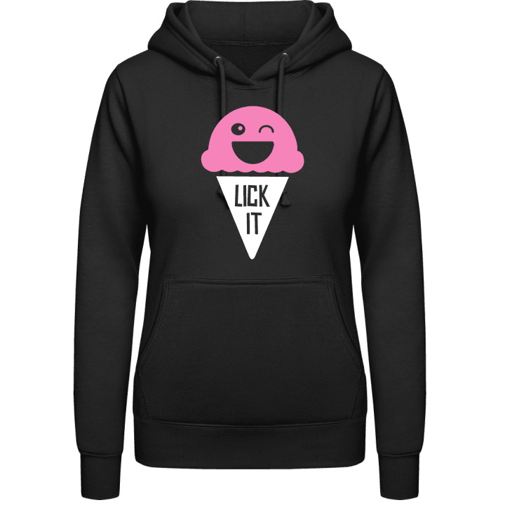 Lick It Ice Cream Vrouwen Hoodie contain pic