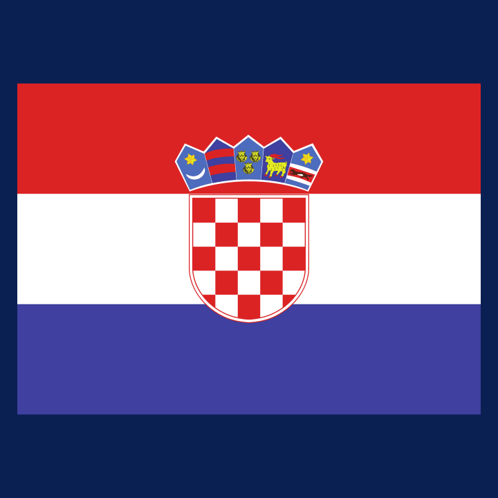 Croatia Flag T-shirt à manches longues pour femmes 0 image