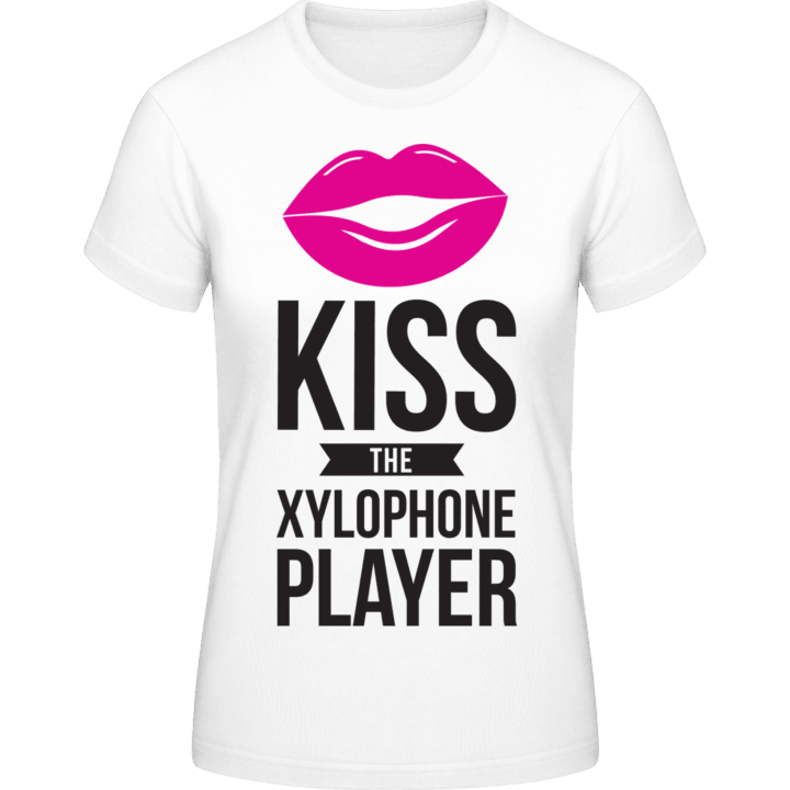 Kiss The Xylophone Player T-skjorte for kvinner contain pic