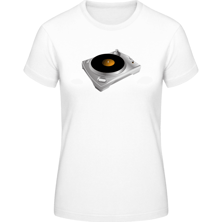 Record Player T-skjorte for kvinner contain pic