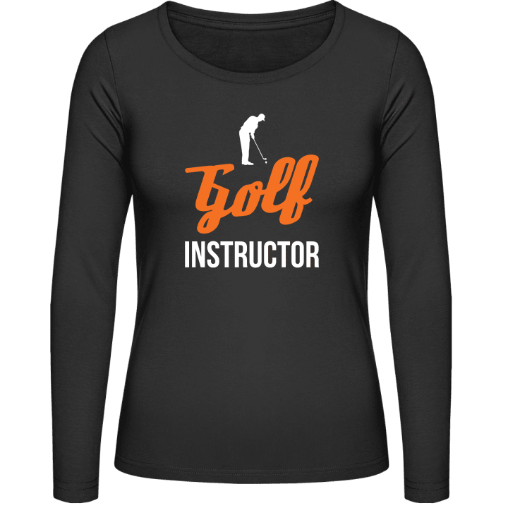 Golf Instructor Vrouwen Lange Mouw Shirt contain pic
