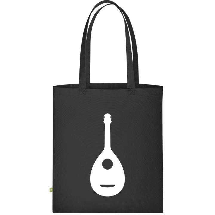 Mandolin Instrument Silhouette Väska av tyg contain pic