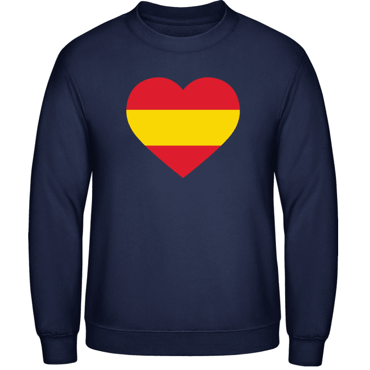 Spain Heart Flag Felpa 0 image