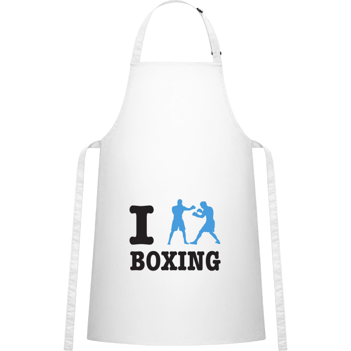 I Love Boxing Delantal de cocina contain pic