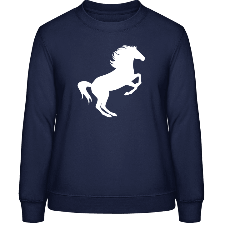 Horse Stallion Jumping Sweatshirt för kvinnor 0 image