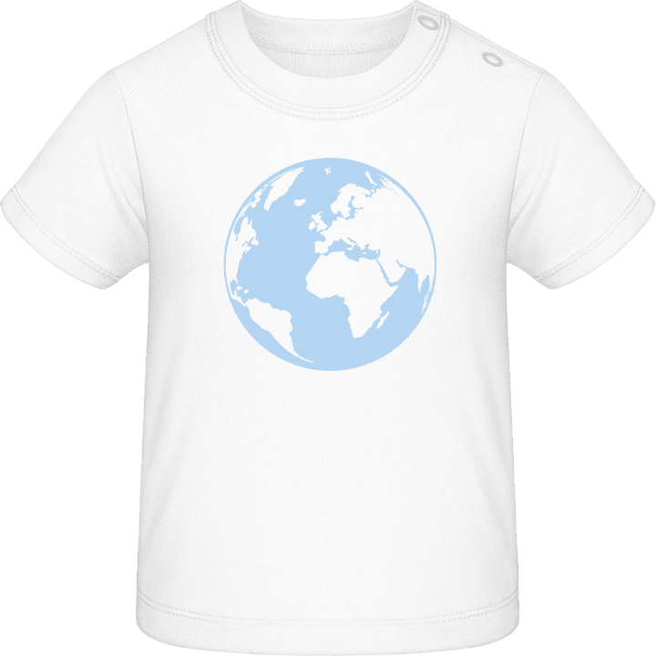 Earth Globe Baby T-skjorte contain pic