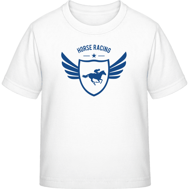 Horse Racing Winged Camiseta infantil contain pic