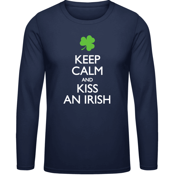 Keep Calm and Kiss an Irish Shirt met lange mouwen 0 image