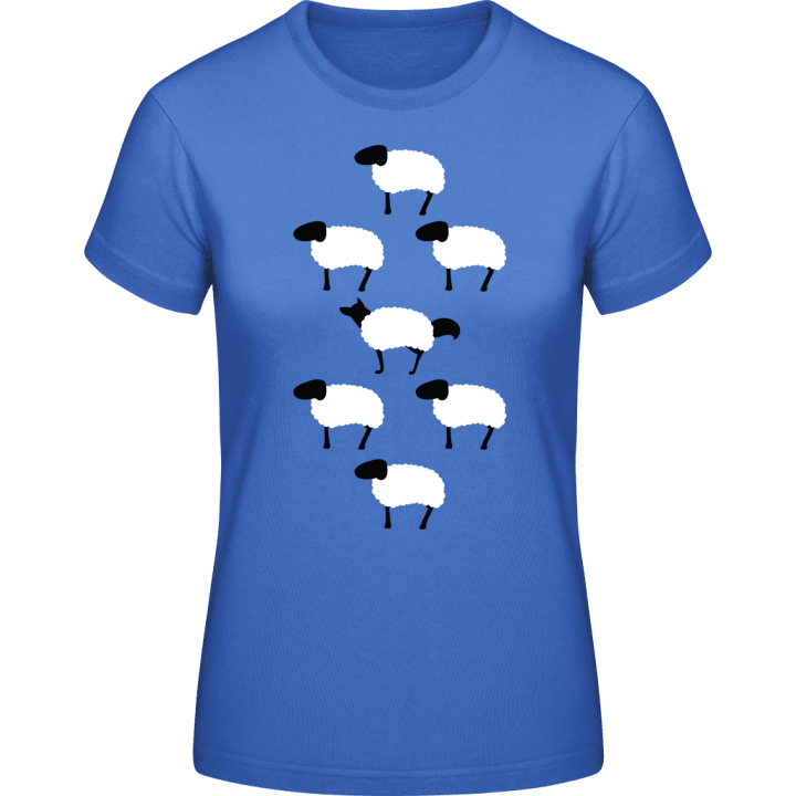 Wolf And Sheeps T-shirt för kvinnor 0 image