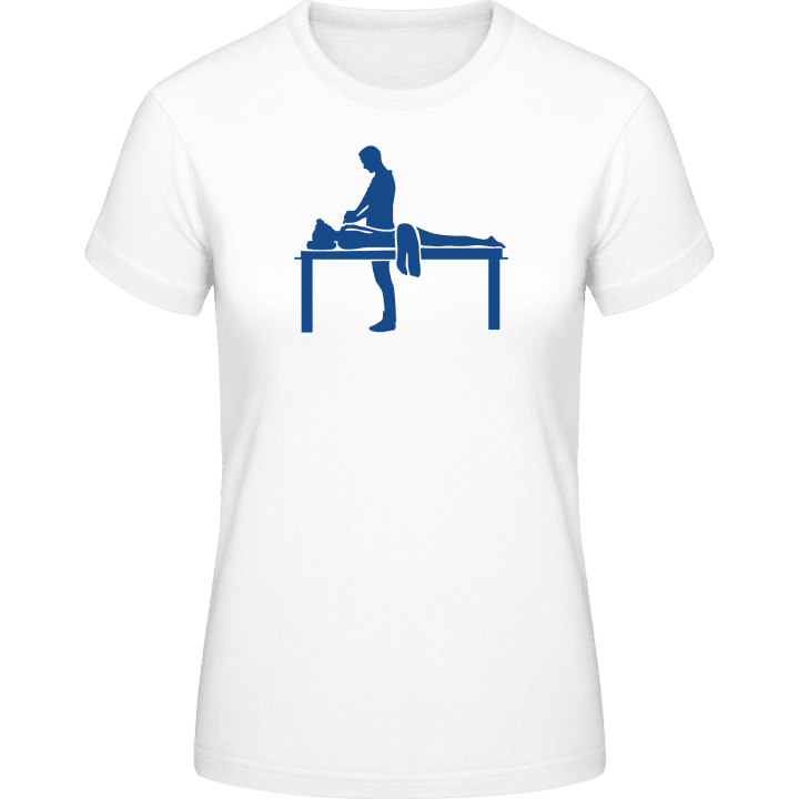 Masseur Silhouette Vrouwen T-shirt contain pic