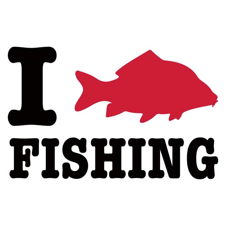 I Love Fishing T-shirt för kvinnor 0 image