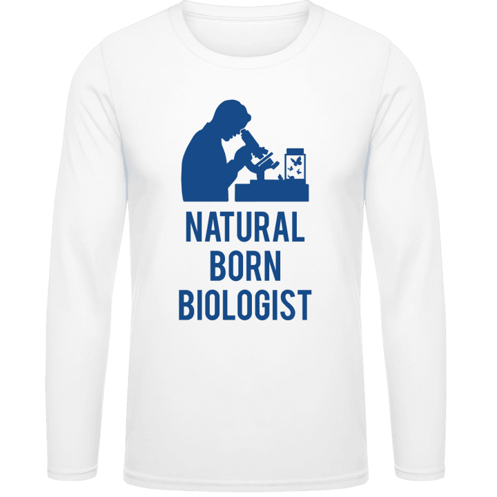 Natural Born Biologist T-shirt à manches longues contain pic