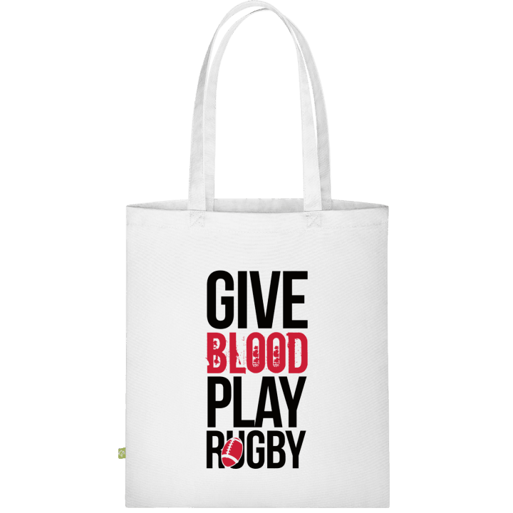 Give Blood Play Rugby Väska av tyg contain pic