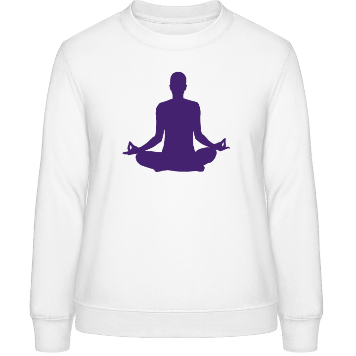 Yoga Meditation Scene Frauen Sweatshirt contain pic