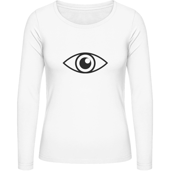 Auge Silhouette Frauen Langarmshirt contain pic