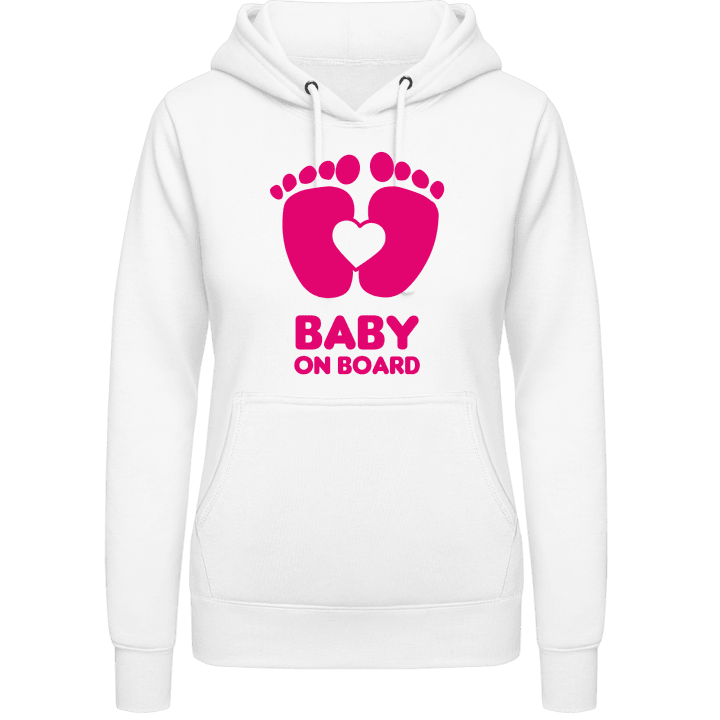 Baby Girl On Board Logo Sweat à capuche pour femme 0 image
