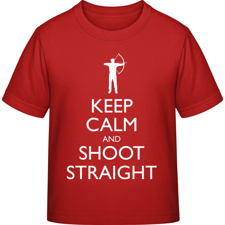 Keep Calm And Shoot Straight Camiseta infantil contain pic