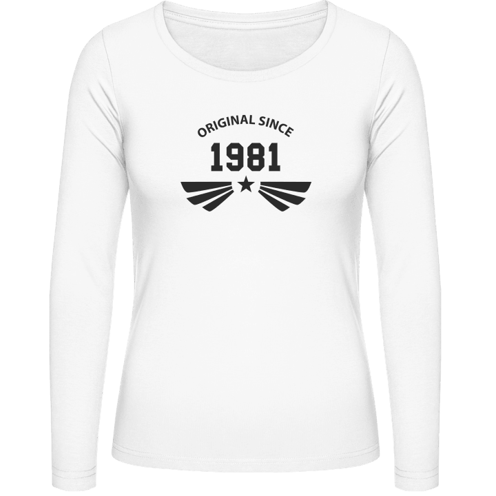Original since 1981 Naisten pitkähihainen paita 0 image