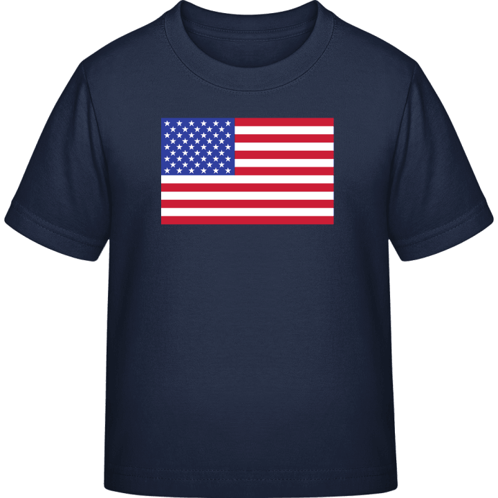 USA Flag T-skjorte for barn contain pic