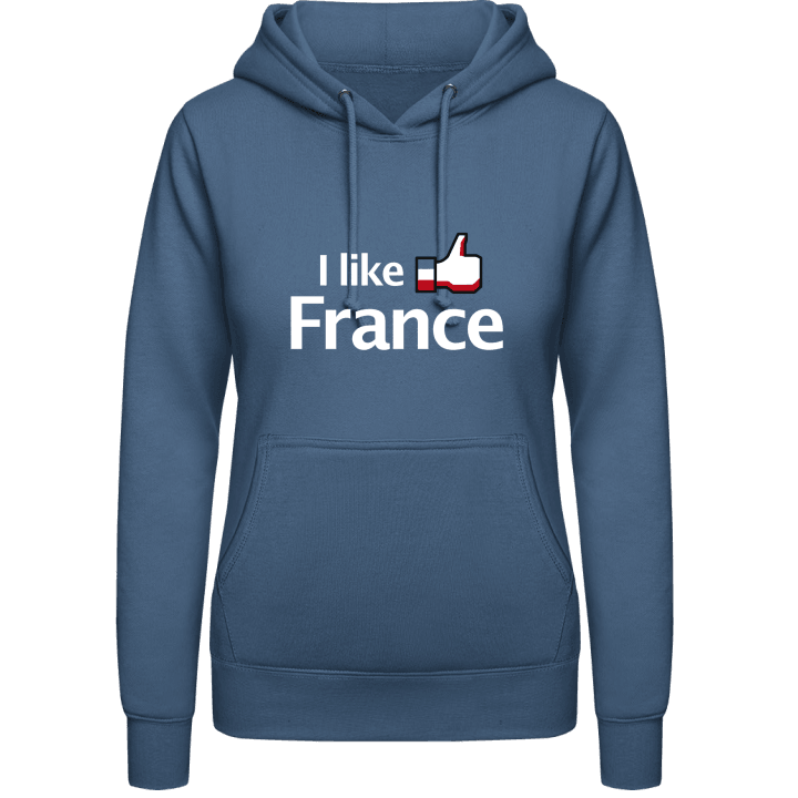 I Like France Vrouwen Hoodie contain pic