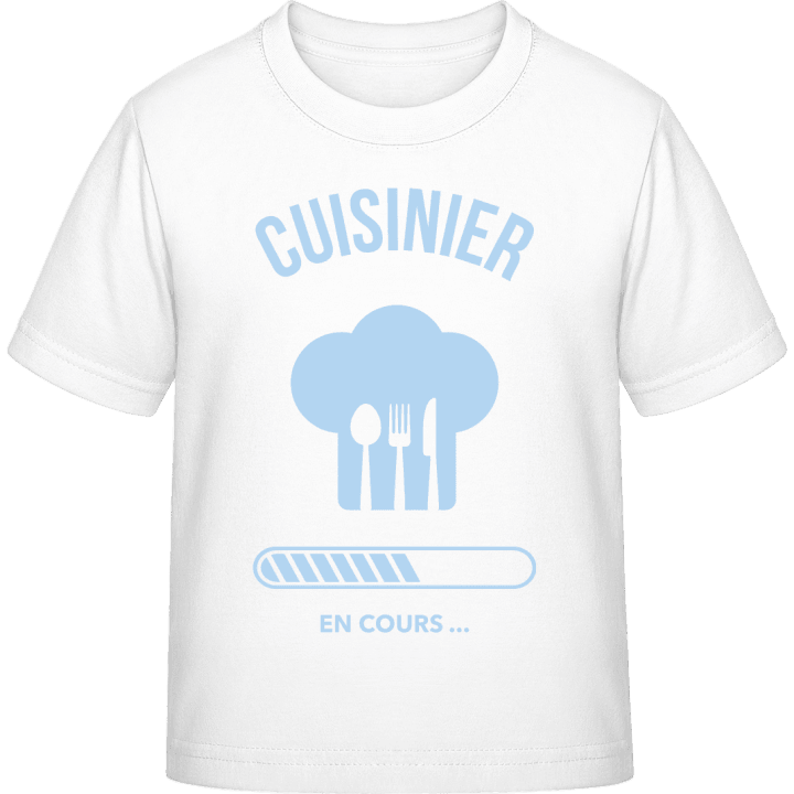 Cuisinier en cours T-shirt för barn contain pic