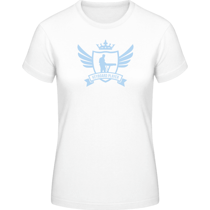 Keyboard Player Winged Vrouwen T-shirt contain pic
