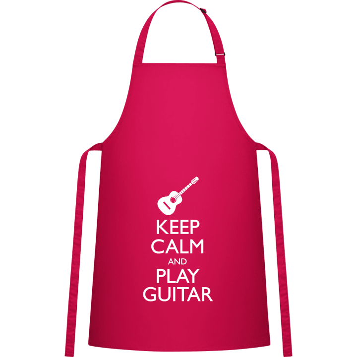 Keep Calm And Play Guitar Kochschürze contain pic