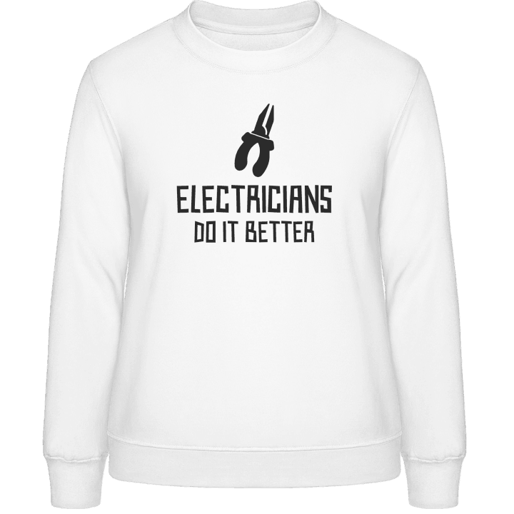 Electricians Do It Better Design Frauen Sweatshirt 0 image