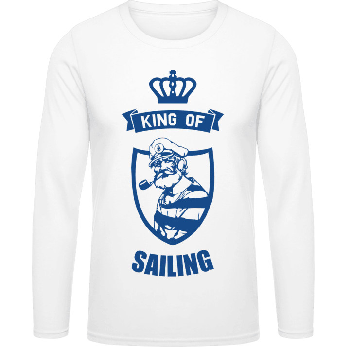 King Of Sailing Captain Langarmshirt contain pic