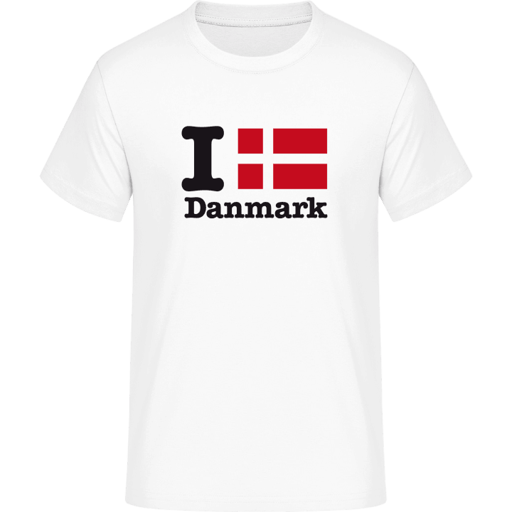 I Love Danmark T-Shirt contain pic