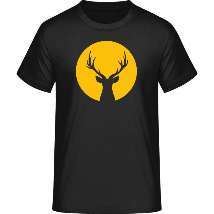 Deer In Moonlight Front T-Shirt contain pic