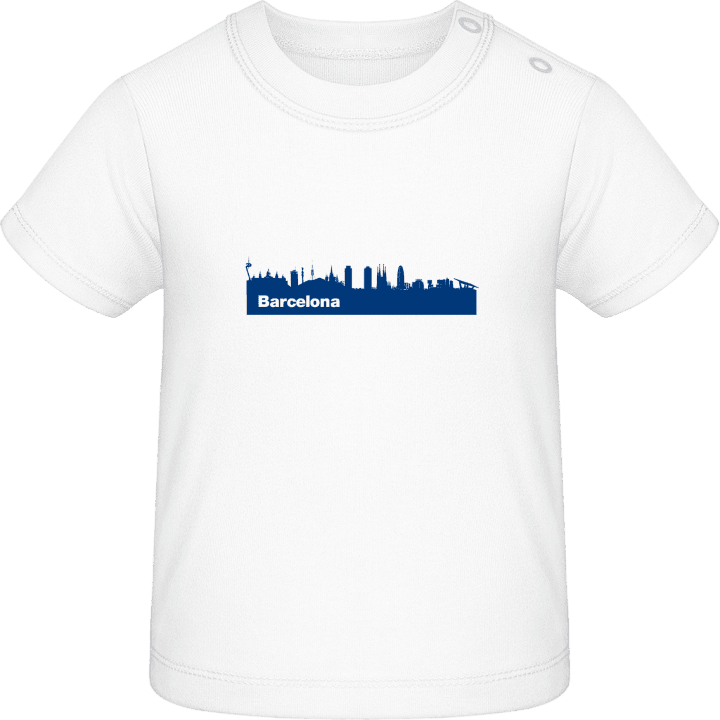 Barcelona Skyline Baby T-Shirt contain pic