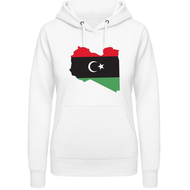 Libya Map Sweat à capuche pour femme contain pic