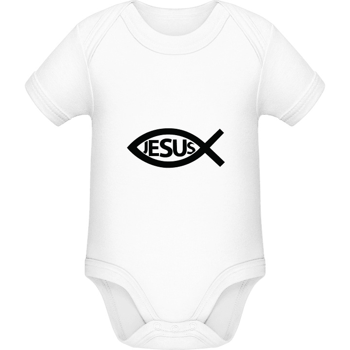 Ichthus Fish Baby romper kostym contain pic