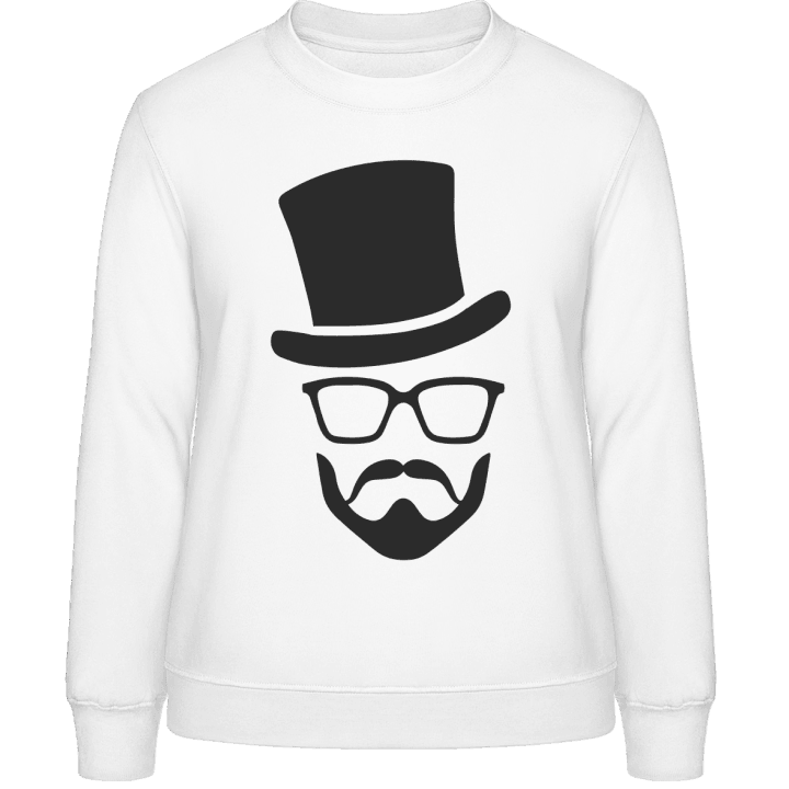 Hipster Groom Sweatshirt til kvinder 0 image