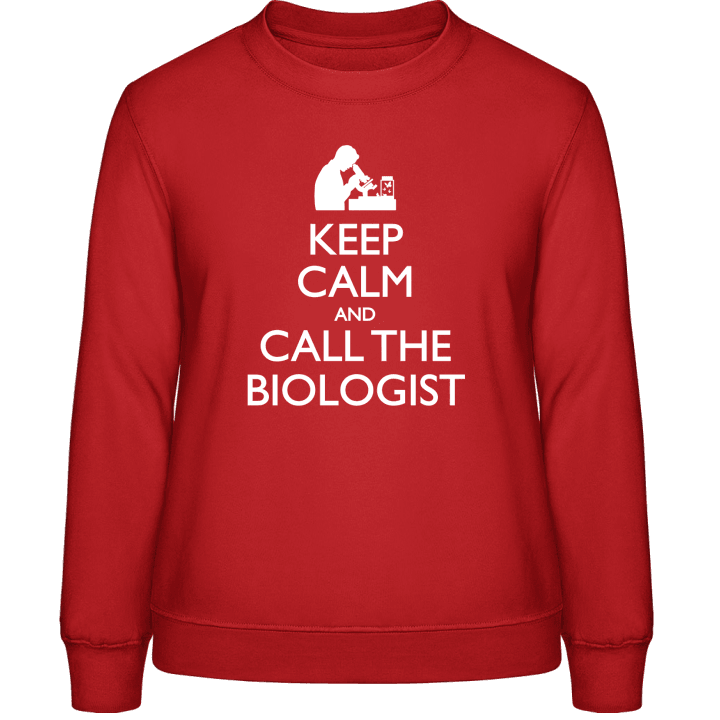 Keep Calm And Call The Biologist Vrouwen Sweatshirt 0 image