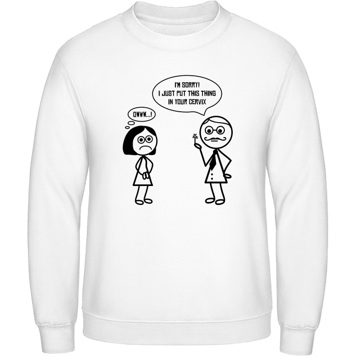 Gynecologist Comic Sweatshirt contain pic
