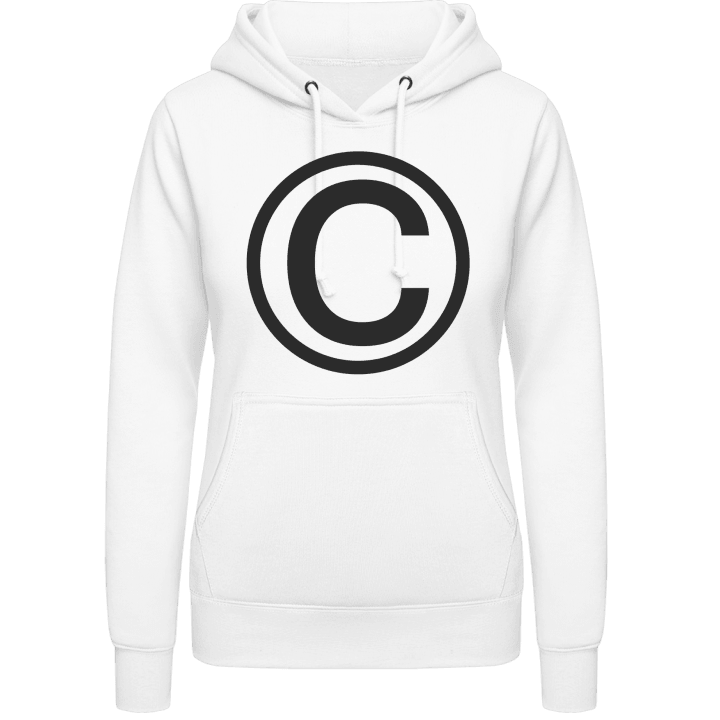 Copyright Women Hoodie contain pic